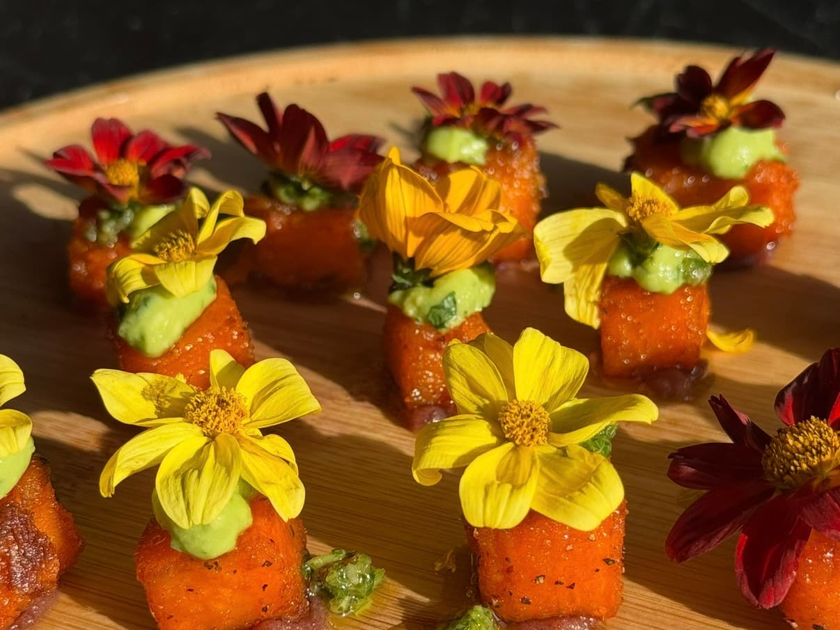 variety of dishes on a table